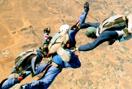 Oscar's First AFF Skydive